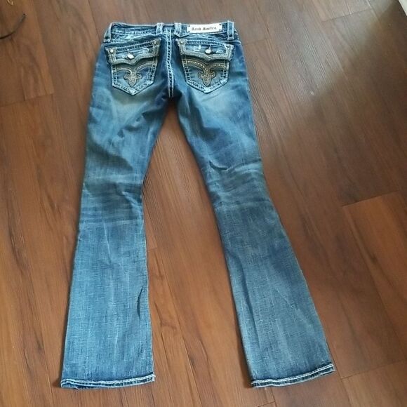 ROCK REVIVAL Boot Cut Jeans Womens size 28, Inseam 28 Brand new - Picture 4 of 8